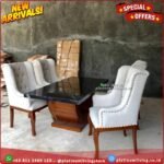 Meja Makan Marmer Hitam Import Kursi 4 Klasik Meja Makan Jati Marmer Platinumliving Furniture Indonesia