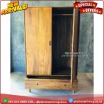 Lemari Pakaian Anak Jati Almari Baju Anak Lemari jati 2 Pintu Platinumliving Furniture Indonesia