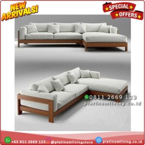 Kursi Sofa Jati Minimalis