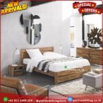 Dipan tempat tidur minimalis kayu jati Shessham solid wood bed Platinumliving Furniture