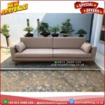 Kursi Sofa Jati Minimalis Modern 3 Seater