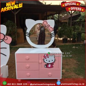 Meja Rias Anak Katakter Hello Kitty Meja Laci Anak Modern Meja Rias Platinumliving Furniture Indonesia