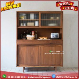 Lemari dapur Nordic kitchen storage Platinumliving Furniture