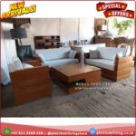 Kursi Tamu Jati Modern Sofa Tamu Minimalis Kayu Jati 221 Dudukan Platinumliving Furniture Indonesia