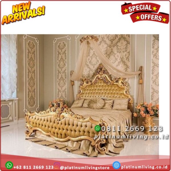 Tempat Tidur Ukir Klasik 180x200