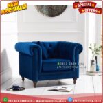 Kursi Sofa Tamu Single Modern Minimalis Kayu jati