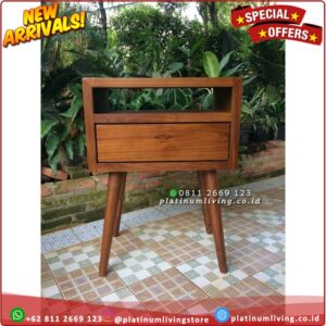 Bedside Table Jati Laci 1