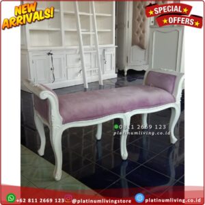 Sofa Stool Ukiran Mewah