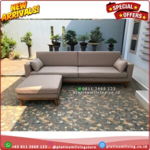 Kursi Sofa Jati Modern