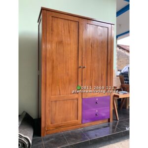 Lemari Jati 2 Pintu