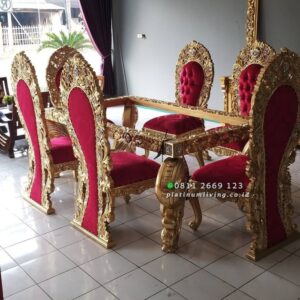 Meja Makan Ukir Mewah Klasik Luxury Platinumliving Furniture Indonesia