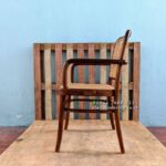 Teak Rattan Chair With Arm Rest Platinumliving Furniture Indonesia