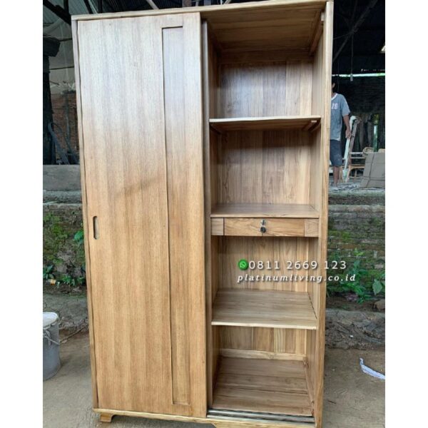 Alamri Baju jati modern pintu 2 Platinumliving Furniture Indonesia