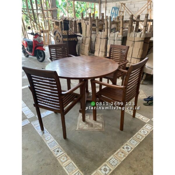 Meja Kursi Makan Jati Berkualitas Platinumliving Furniture Indonesia