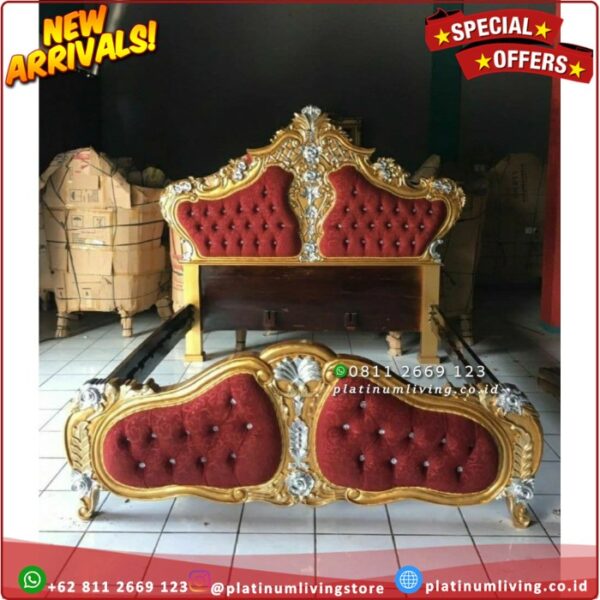 Tempat Tidur Jati Mewah 160x20