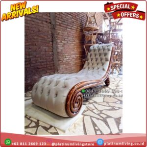 Kursi Sofa Santai Minimalis Jati