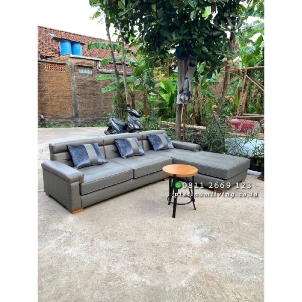 Sofa Jati Minimalis Model L Platinumliving Furniture Indonesia