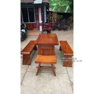 Meja Makan Sate Trembesi Platinumliving Furniture Indonesia