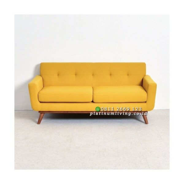 Sofa Jati Modern Kekinian 2 Seater Platinumliving Furniture Indonesia