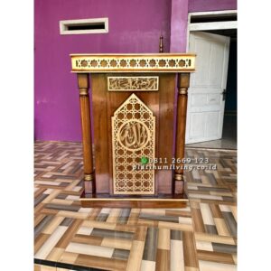 Podium Khutbah Kayu jati