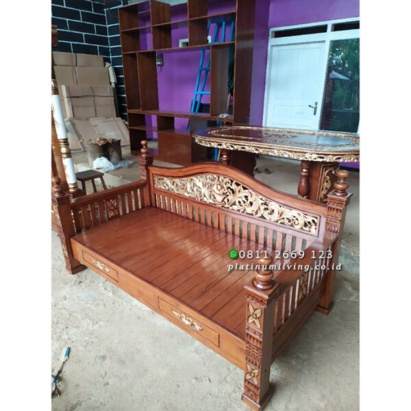 Bangku santai Ukiran Jepara Platinumliving Furniture Indonesia