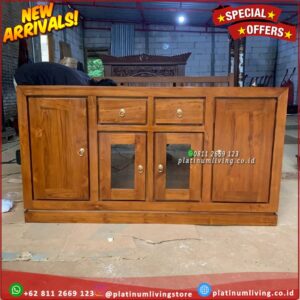 Meja Tv Jati 150cm Bufet Tv Jati Drawers Jati Meja Tv Jati Bufet Jati Platinumliving Furniture Indonesia