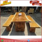 Meja Makan Trembesi Solid 200x100 Tebal 8 cm Meja Makan Mewah Trembesi Platinumliving Furniture Indonesia