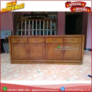 Bufet Laci Kayu Jati Lemari Laci Minimalis Meja Tv Jati Meja Laci Jati Platinumliving Furniture Indonesia