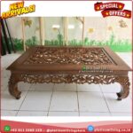 Meja Tamu Ukiran Jepara Meja Coffee Table Ukiran Meja Sofa Ukir - 120x60 Platinumliving Furniture Indonesia