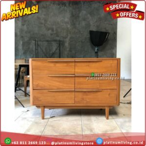 Bufet Laci Jati Meja Laci Jati cabinet Jati Model Retro Platinumliving Furniture Indonesia