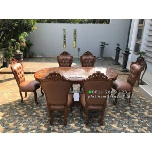 Kursi Meja Makan Ukir Platinumliving Furniture Indonesia