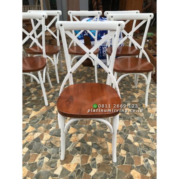 Kursi Makan Cafe Cat Duco Kombinasi Platinumliving Furniture Indonesia