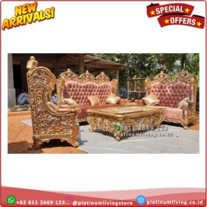 Sofa Tamu Ukir Mewah Kursi Tamu Ukir Sofa Jati Mewah Kursi Sofa Ukir Platinumliving Furniture Indonesia