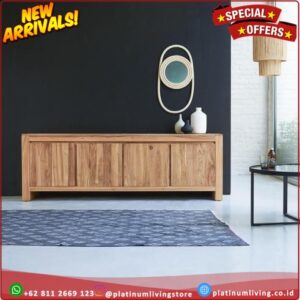 Lemari buffet minimalis kayu jati eden teak sideboard Platinumliving Furniture