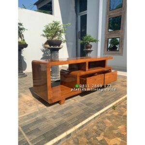 Bufet Tv Jati Modern Minimalis Platinumliving Furniture Indonesia