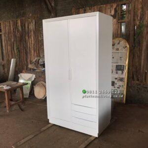 Almari Baju Pintu 2 Lemari Modern 2 Pintu Platinumliving Furniture Indonesia
