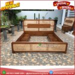 Tempat Tidur Minimalis Jati Model Laci 4 180x200