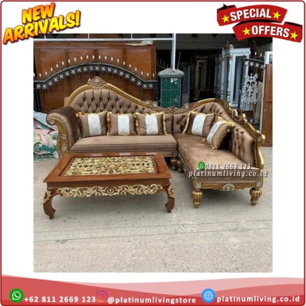 Kursi Tamu Ukir Mewah Kursi Sofa Ukir Kayu Jati Sofa Ukir Kursi Tamu