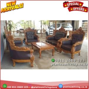 Kursi Tamu Jati Ukiran Sofa Tamu Jati Ukir Kursi Sofa Tamu Ukir Mewah Platinumliving Furniture Indonesia