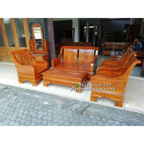 Kursi Tamu Kayu Jati Jepara Minimalis Platinumliving Furniture Indonesia