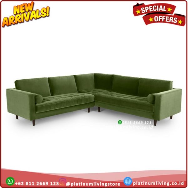 Sofa sudut Green grass sofa Platinumliving Furniture