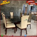 Meja Makan Marmer Import Portorogold 210x110 Kursi 8 Meja Makan Marmer