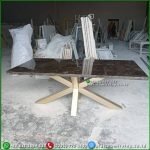 Meja Makan Marmer 200x90 Kaki Besi Meja Makan Marmer Meja Makan Modern