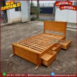 Tempat Tidur Tempat Tidur Jati 160x200 Laci 3 Minimalis