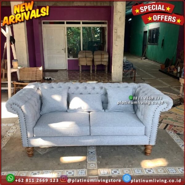Kursi Sofa Tamu Minimalis 3 Seater