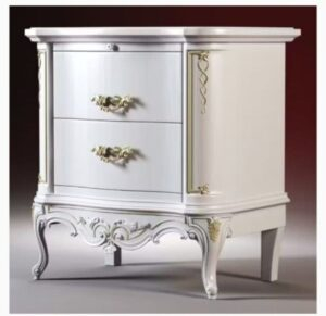 Meja Laci Klasik Ukiran Jepara Cat Duco