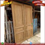 Pintu Rumah Kayu Jati Minimalis 2 Pintu Pintu Utama Kayu Jati Pintu