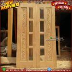 Pintu Utama Kayu Jati Ukiran Minimalis Pintu Rumah Minimalis Klasik