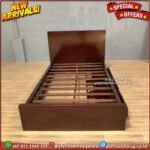 Tempat Tidur Jati Minimalis 160x200 Laci 3 Dipan Jati Ranjang Jati 3