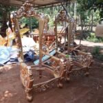 Kursi Sofa Syahrini Single Kursi Syahrini Ukir Sofa Ukir Single Mewah Furniture Jepara - Gambar 2